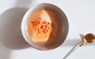 Gegrillte Paprika, Ingwer & Kokosmilch – ein köstliches Süppchen!